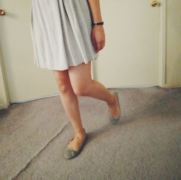 DONATED! GAP Grey Wool Ballet Flats - Picture 3 of 8